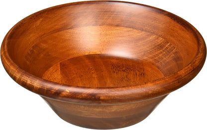 Lipper International Cherry Finished Salad Bowl, Small, 7" Diameter x 2 1/2" Height, Single Bowl