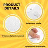 InfiniteSub -151pcs Mini Sublimation Handheld Fans Keychain Set - Duck, DIY Custom Blank Double-Sided Plastic Hand held Fans for Bible Story Wedding Favors School Graduation Birthday Party Souvenirs Generic