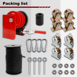 Overhead Garage Storage Lift Hoist, Heavy-Duty Ceiling Mounted Garage Storage Lift System for Organization Katywixu