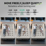 InnoTruth Air Mattress Queen with Built in Pump, Inflatable Mattress Blow up Mattress, Family Choice Award Winner, 18" Colchones Inflables Foldable Air Bed for Guest & Home, Ideal for Camping, 650lbs InnoTruth