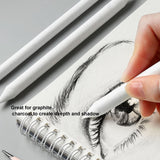 CAMATTO 14 PCS Blending Stumps and Tortillions Paper Art Blenders Tool with Sandpaper Pencil Sharpener Pointer Compressed Charcoal Sticks for Student Artist Charcoal Sketch Drawing Shading CAMATTO