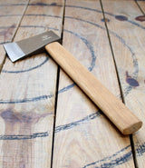 WICING 16" Throwing Axes for Axe Throwing Competitions, 1065 High Manganese Steel and Hickory Wood Handle Throwing Hatchet with Nylon Sheath - 1 Pack WICING