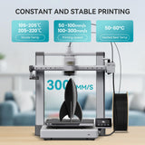 SUNLU PLA+ Filament 1.75mm, 3D Printer Filament 1.75mm ±0.02mm, PLA Plus Fit Most FDM 3D Printer, 1KG Cardboard Spool. (Black) SUNLU