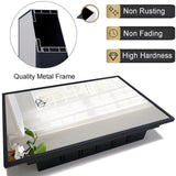 KIMREAL Recessed Medicine Cabinets with Mirror, Black Bathroom Mirror with Storage, Rectangle Medicine Cabinet Mirror, Farmhouse Framed Wall Mirror Recessed or Surface Mount, 16x20 Inch KIMREAL