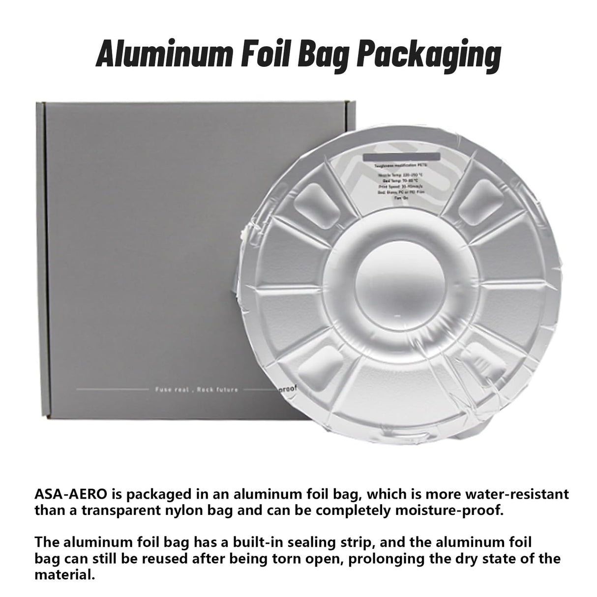 LW ASA Filament 1.75mm, Low Density ASA Filament 1kg Spool, Black Filament, UV and Heat Resistant, Foaming ASA Filament for 3D Printers 3D Printed Airplane (Black) Spriour