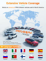 ANCEL AD410 Enhanced OBD2 Scanner, Vehicle Code Reader for Check Engine Light, Automotive OBD II Scanner Fault Diagnosis, OBDII Scan Tool for All OBDII Cars 1996+, Black/Yellow ANCEL