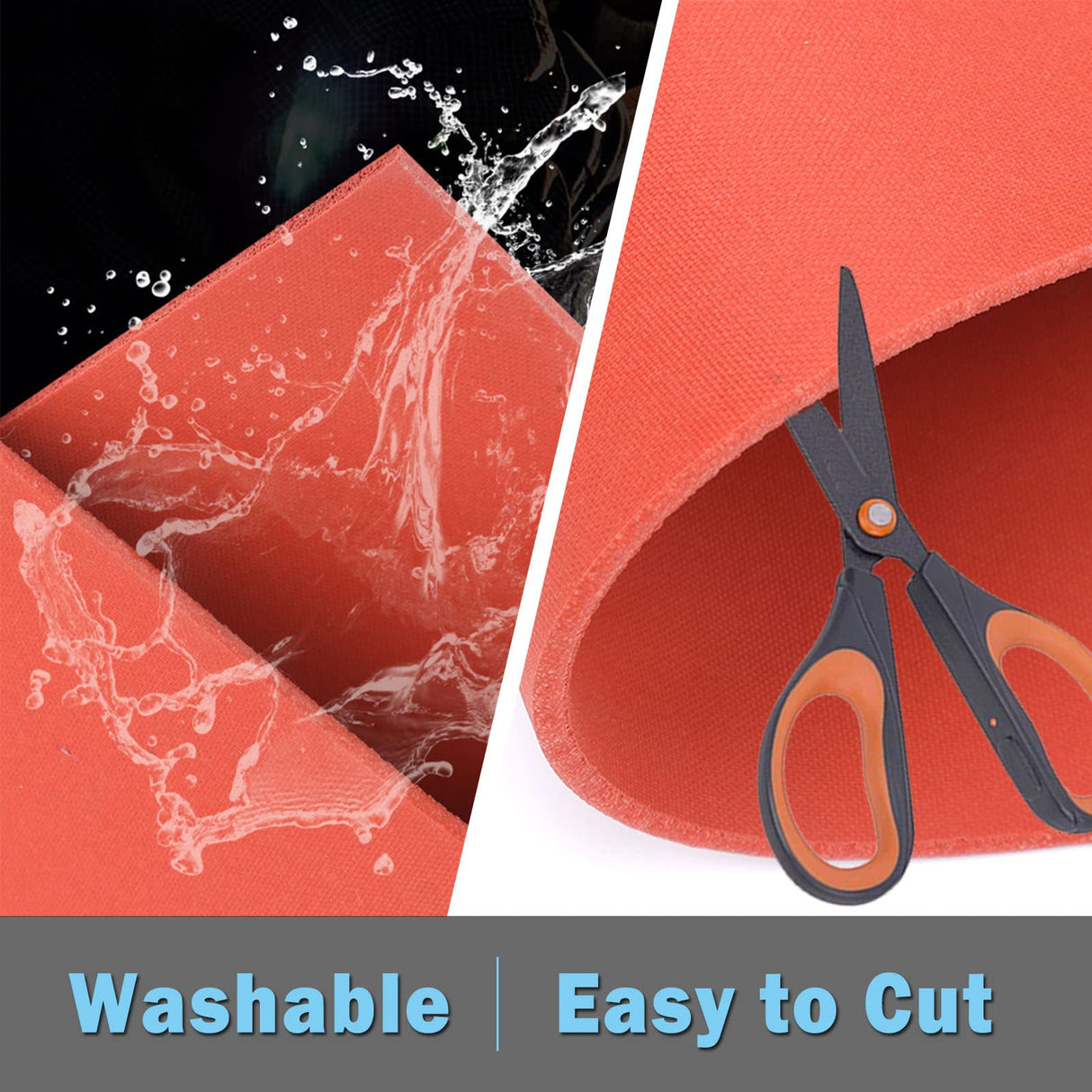 12x15 Inch Silicone Heat Press Mat Pad 0.3 Inch Thickest Sublimation Silicone Mat for Heat Press Machine Flat Heat Transfer Press Replacement Pad HENWASAI