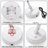 Hbaushun 20" Tabletop Bonsai Tree Light, 108 LED Fairy Light Spirit Tree, Battery/USB Operated, Touch Sensor Switches, DIY Artificial Tree Lamp for Bedroom Desktop Christmas Room Decor (Warm White) Hbaushun