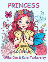 Princess - Coloring Book: Childrens Coloring Book With Over 30 Coloring Pages WoodArtSupply