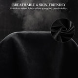 Belffin Extra Large Modular Sectional Sofa,106.3" 4-Seater L Shaped Couch,Velvet Convertible Sectional Couches for Living Room,Comfy Upholstered Modern Cloud Couch,Black Sofa Belffin