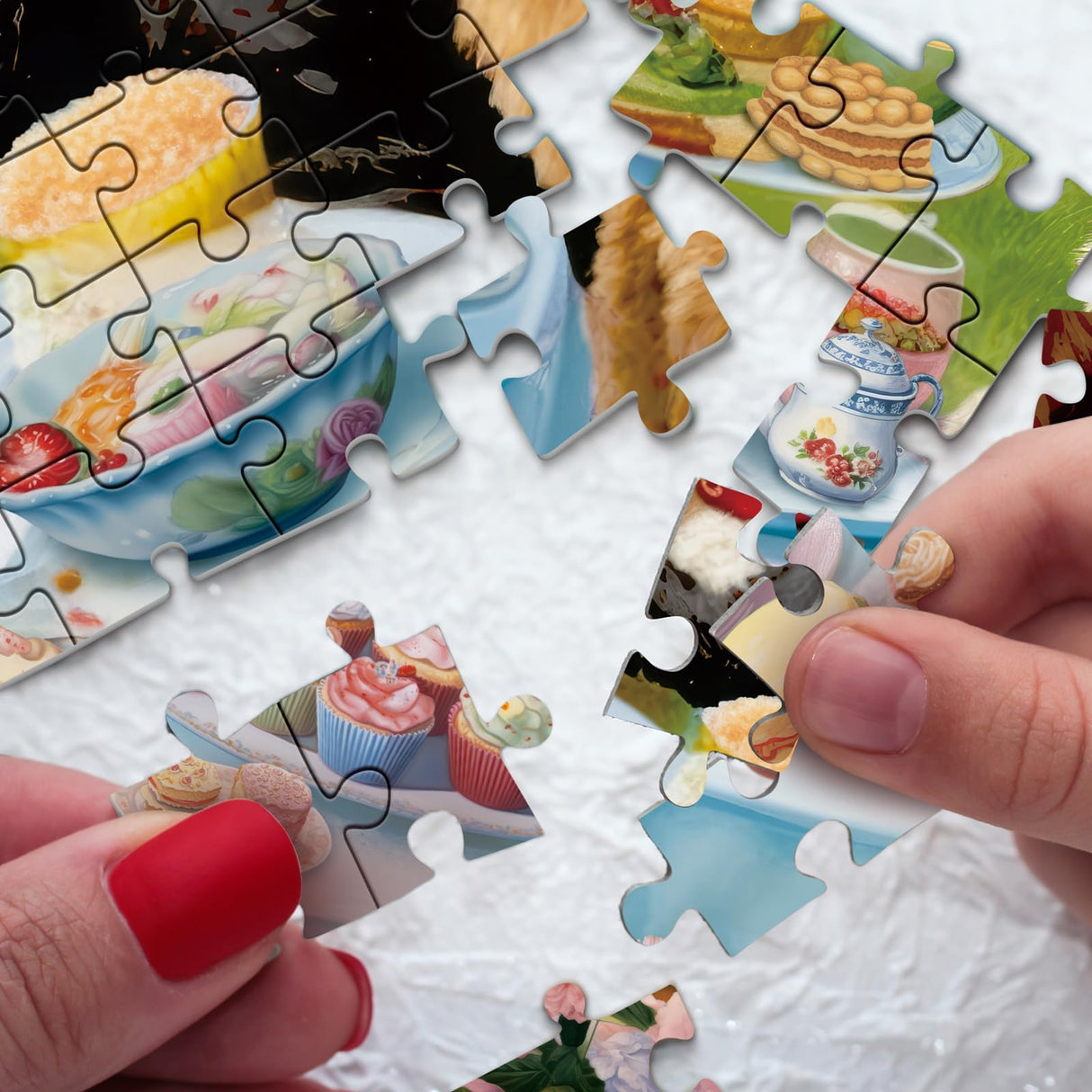 Funny Dog Puzzles for Adults, Dog Jigsaw Puzzle 1000 Piece, Picnic Puppy Food Puzzles (19.7 * 27.6 inches) IdeaBazar