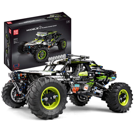 Mould King 18002 RC Climbing Car Building Kits for Boys, 1879 Pieces MOC Building Blocks 4X4 Off-Road Truck Model Sets, Stem Remote Control Car Bricks Toys for Kids Mould King