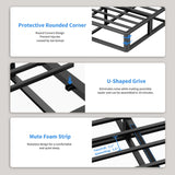 ROIL 10 Inch California King Box Spring, Heavy Duty Metal Box Spring Mattress Foundation with Fabric Cover, 3500lbs Max Weight Capacity, Easy Assembly, Noise Free, Non-Slip ROIL