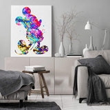 LukFun Paint by Number Kit for Adults, Colorful Animal Paint by Numbers for Kids, 16 x 20 inch (Color Mouse, Without Frame) LukFun