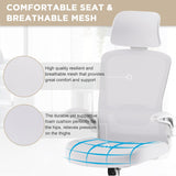 Mimoglad Office Chair, High Back Ergonomic Desk Chair with Adjustable Lumbar Support and Headrest, Swivel Task Chair with flip-up Armrests for Guitar Playing, 5 Years Warranty Mimoglad