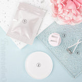 Framendino, 4 Pack Sublimation Blank Car Air Vent Clips Heat Transfer Car Outlet Perfume Clip Auto Diffuser Vent Clip Car Scent Diffuser Clip Car Exhaust Outlet Accessories Round Framendino