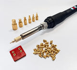ShineNow 60W Digital Soldering Iron Heat Set Insert Tool with Extra Soldering Tips and Heat Set Insert Tips ShineNow