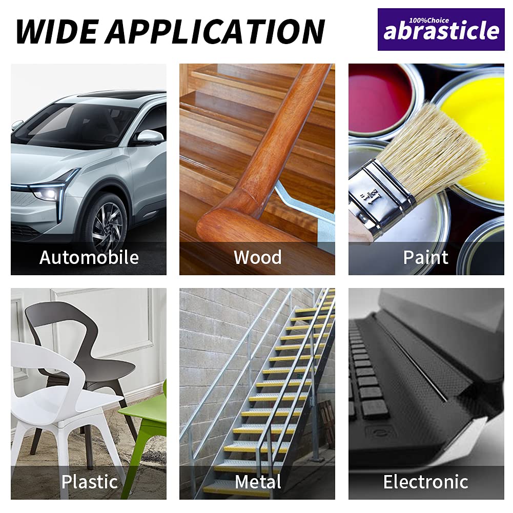 18 Pack Spindle Sander Sleeves, Sanding Sleeves for Oscillating Sander, 80 150 240 Assorted Grit Sandpaper, 4-1/2" Length, 1/2",3/4",1",1-1/2", 2", abrasticle