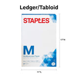 Staples 562788 11-Inch X 17-Inch Multipurpose Paper 20 Lbs. 96 Brightness 500/Ream (05033) STAPLES