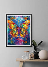 Diymood Paint by Numbers for Adults Butterfly, DIY Oil Painting Colour Acrylic Paint by Number Kits for Kids Adults Beginner for Home Wall Decor 16x20 inch Diymood