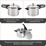 Mirro 92180A Polished Aluminum 10-PSI Pressure Cooker Cookware, 8-Quart, Silver - Mirro