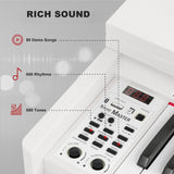 UMOMO U-710 Digital Piano with Duet Bench, 88 Key Electric Piano for Beginner/Adults with Padded Piano Bench+Music Stand+Power Adapter+3-Pedal UMOMO