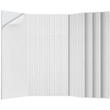 5 Pack Acoustic Panels,47.2x23.6x0.4 inch Acoustical Wall Panels,Large Soundproof Panels,Self-Adhesive Sound proof panels for walls,Acoustic Treatment for Recording Studio&Office Vertical,White EVENRISING