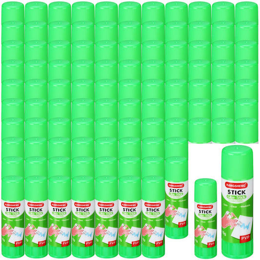 100 Pieces 3D Printer Glue Stick PVP Solid Glue Adhesive Glue for Reduce Warping Hot Print PLA ABS PET PETG Filament, Arts and Crafts - WoodArtSupply