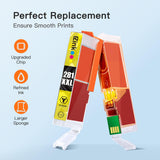 E-Z Ink Compatible Ink Cartridge Replacement for Canon PGI-280XXL CLI-281XXL PGI 280 XXL CLI 281 XXL to use with PIXMA TS8320 TS8220 TS8120 (PGBK, Black, Photo Blue, Cyan, Magenta, Yellow) 6 Pack E-Z Ink