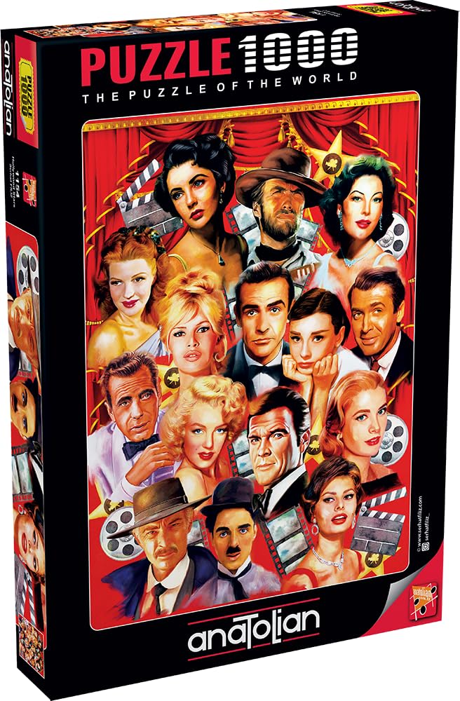 Anatolian Puzzle - Hollywood Stars, 1000 Piece Puzzle, #1154 Anatolian