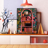 Fairyland JinWenn Diamond Painting Kits for Adults - Pink Retro Disco Ball Book Wall DIY 5D Diamond Art Kits Full Drill Diamond Dots Paintings with Diamonds Gem Art and Crafts Home Decor 12x16inch ﻿ Fairyland JinWenn