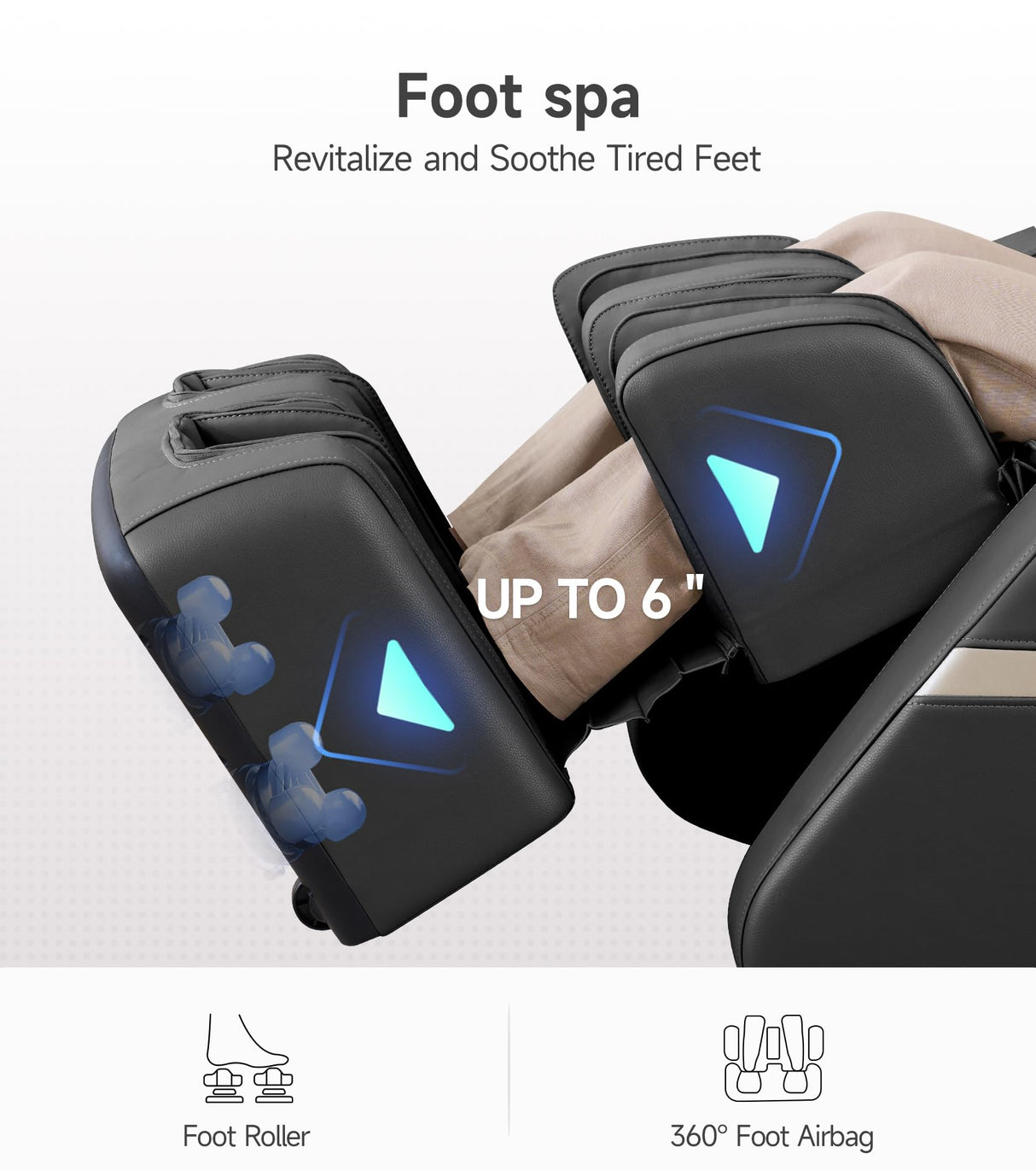 Real Relax 3D Massage Chair Full Body SL-Track, Zero Gravity Recliner with 16 Massage Modes, Body Scan, Wasit Heating, Foot Rollers, Bluetooth, Favor-22 Black Real Relax