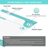 Domsanistor 3D Printer Filament Storage Bag Vacuum Kit, 10 Thicken Spool Storage Sealing Bags with 4 Clips, 11.8x13.4in Filament Bags for Keeping 1kg Spool Filament Dry Domsanistor