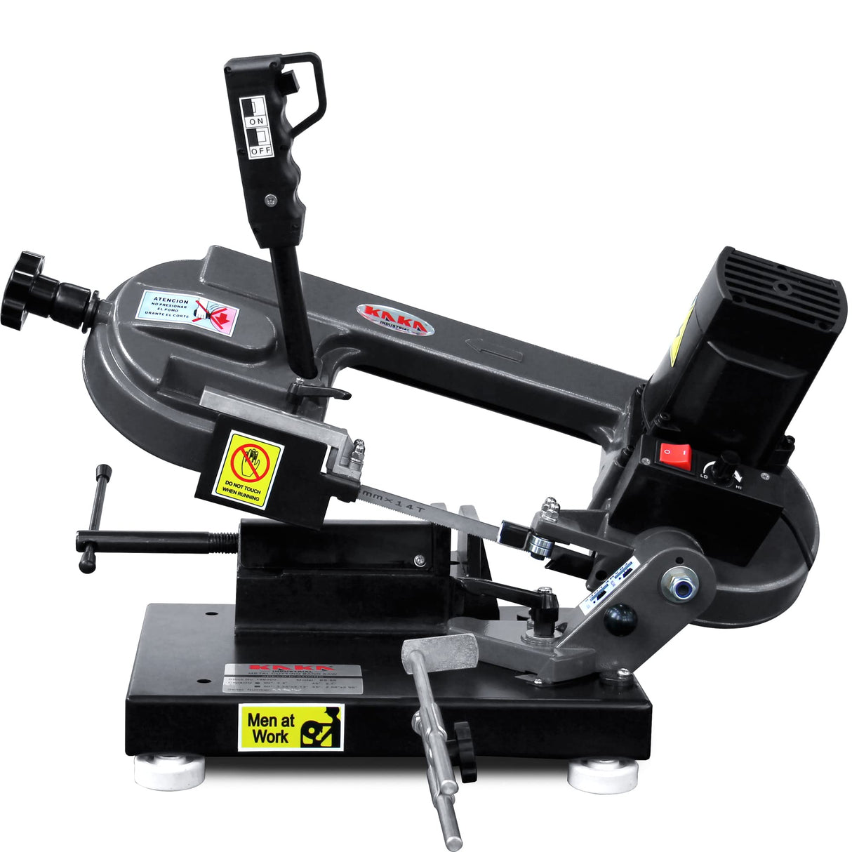 KAKA INDUSTRIAL BS-85 Metal BandSaw 3.3x4.1 inches Benchtop Metal Cutting Band Saw110V-60HZ-1PH KAKA INDUSTRIAL
