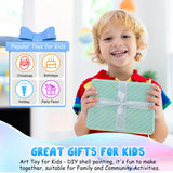 Sea Shell Painting Kit for Kids, Christmas Birthday Gifts for Girls Boys Toys for Ages 4 5 6 7 8 9, Children DIY Creative Activity Art Toys with Refrigerator Magnets, 4-12 Year Old Arts & Crafts Gifts WODEER