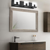 YOSHOOT Hand-Made Wooden Spliced Wall Mirror for Bathroom, Rustic Farmhouse Vanity Mirror, Décor Wall Art, Solid Wood Frame, Vertical or Horizontal Hanging YOSHOOT