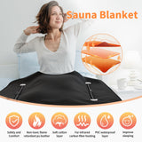 Infrared Sauna Blanket, Portable Far Infrared Sauna Bag Heated for Home, Personal Saunas Blanket for Detox Relaxation, 113-176℉, 20-60 Minutes Timer, 6 Ft x 2.65 Ft Hervimo