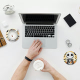 8 Pcs Halloween Diamond Painting Coasters Kits with Holder,DIY Horror Cute Diamond Art Coasters for Adults Beginnners,5D Full Round Drill Gem Painting Craft Art Kits for Supplies Gift 4X4 Inch. MBNTJHT