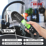 AWLKIM Digital Meat Thermometer - Fast Instant Read Food Thermometer, Waterproof Kitchen Thermometer with Backlight & Hold Function for Cooking, Candy Making, Outside Grill AWLKIM