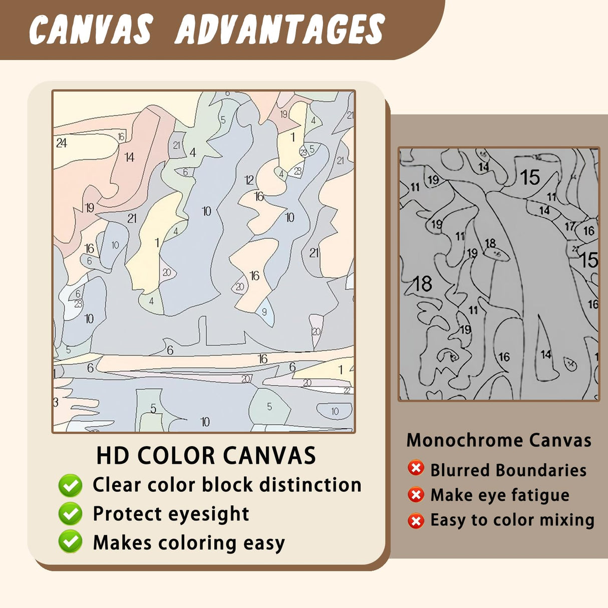 XTCIXAL Halloween Paint by Numbers Kit for Adults, Book Paint by Number for Adults, Beginners Acrylic Canvas Painting Kits for Home Wall Decor 16x20 Inch XTCIXAL