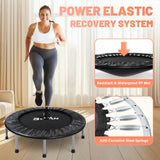 BCAN 36 Mini Trampoline Rebounder Trampoline for Adults Max Load 170lbs Small Trampoline Exercise Trampoline Fitness Trampoline Indoor/Garden Workout BCAN