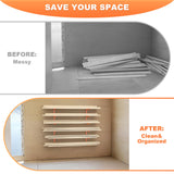 Ultrawall Lumber Storage Rack Wall Mount Wood Storage Racks, Metal Wood Organizer Racks for Shed, Workshop, Garage, Holds Up 220 LBS Per Level (Pack of 4, Orange) Ultrawall