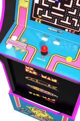 Arcade1Up Ms. Pac-Man 80S Retro Home Arcade Machine, 4 Games In 1, 4 Foot Cabinet with 1 Foot Riser - Electronic Games ARCADE1UP