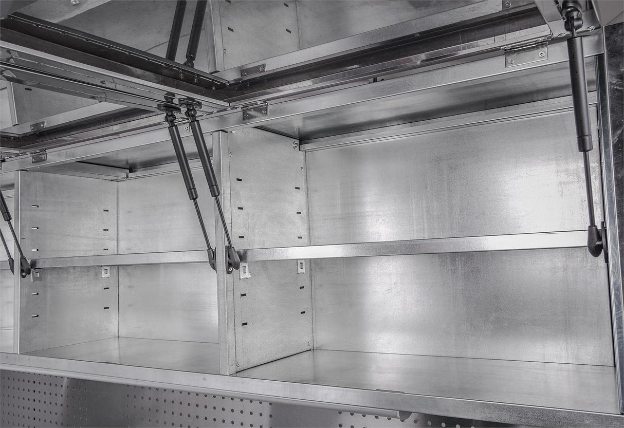 JEGS 72 in. Stainless Steel Tool Cabinet Includes (11) Drawers (4) Cabinet JEGS