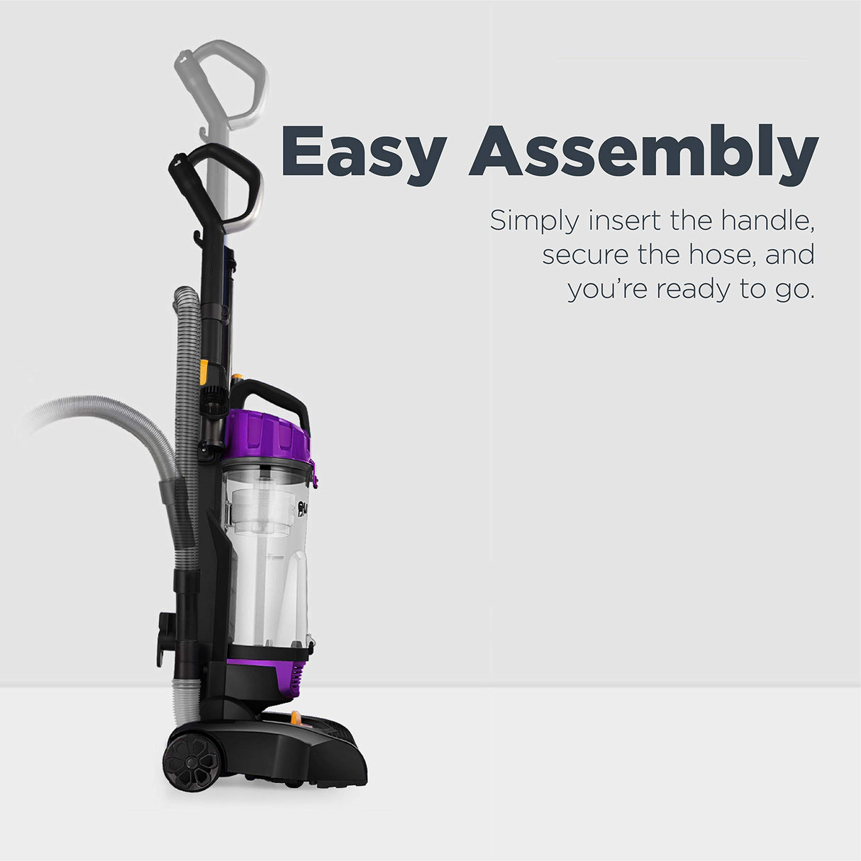 eureka NEU182B PowerSpeed Bagless Upright Vacuum Cleaner, Lite, Purple Eureka