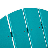 Outsunny Adirondack Chair, HDPE Fire Pit Chair, Weather Resistant Outdoor Chair for Patio, Garden, Backyard, Lawn, Turquoise Outsunny