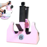 Pinch Perfect Trident Tumbler Clamp - Standard Size Adjustable Tumbler Sublimation Tool for Tumbler Sizes from 12oz - 40oz Skinny & Thick Tumblers (Pink) Pinch Perfect