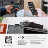 VAULTEK DS5i Smart Station™ Biometric Smart Safe with Dual Wireless Phone Charger + Auto Open Drawer + Bluetooth Safe Management (Covert Black) VAULTEK