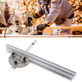 Miter Gauge Fence System, Miter Gauge Table Saw Miter Gauge System with Aluminum Alloy Miter Gauge and Fence, Table Saw Accessories Hilitand