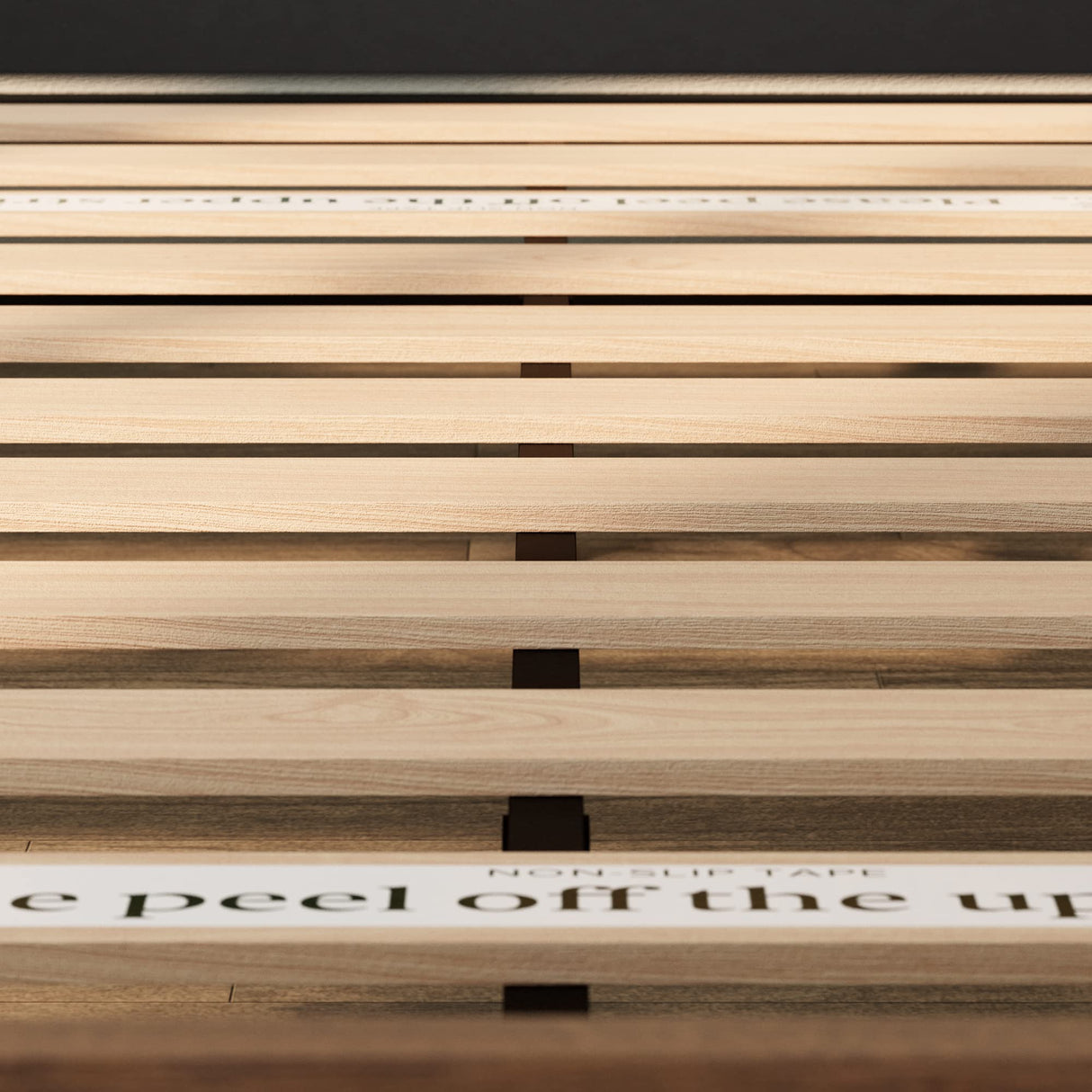 Zinus Suzanne Kingsize Bamboo & Metal Platform Bed Frame with Footboard - No Box Spring Needed, Easy Assembly Zinus